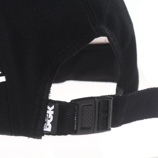Boné DGK Fivepanel Capital Camper Preto