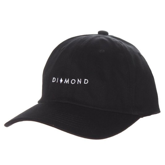 Boné Diamond Marquise Dad Hat Sports Preto