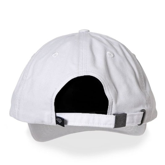 Boné Diamond Og Script Dad Hat Branco
