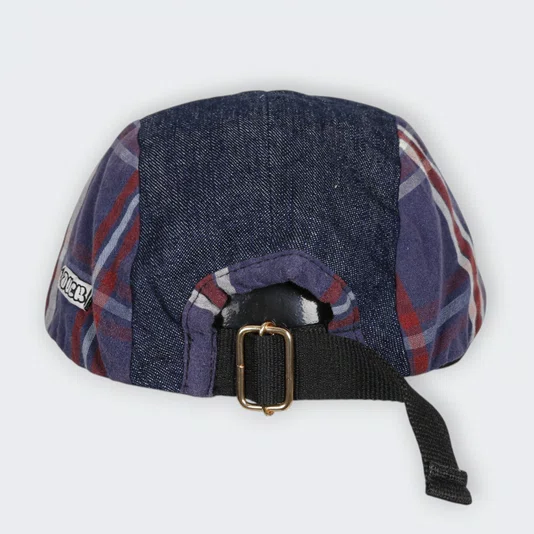 Boné Duck Artfacts Dupla Face Registro Jeans/Xadrez