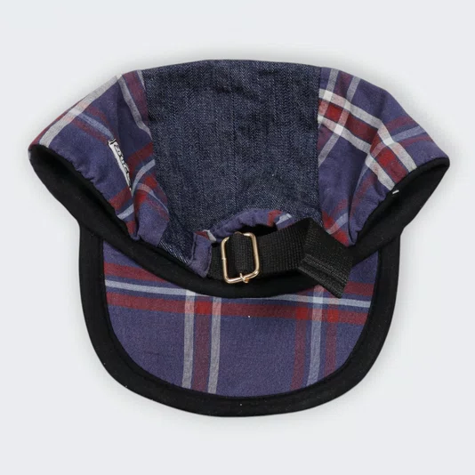 Boné Duck Artfacts Dupla Face Registro Jeans/Xadrez