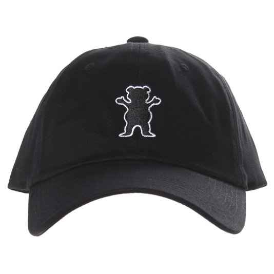 Boné Grizzly Dad Hat OG Bear Logo Preto