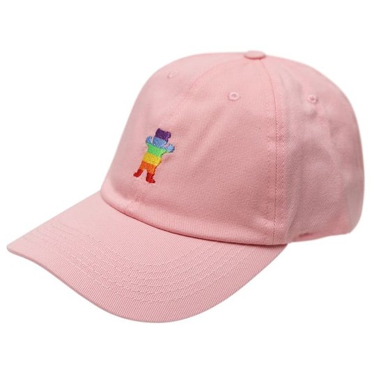 Boné Grizzly Pride Bear Rosa Claro