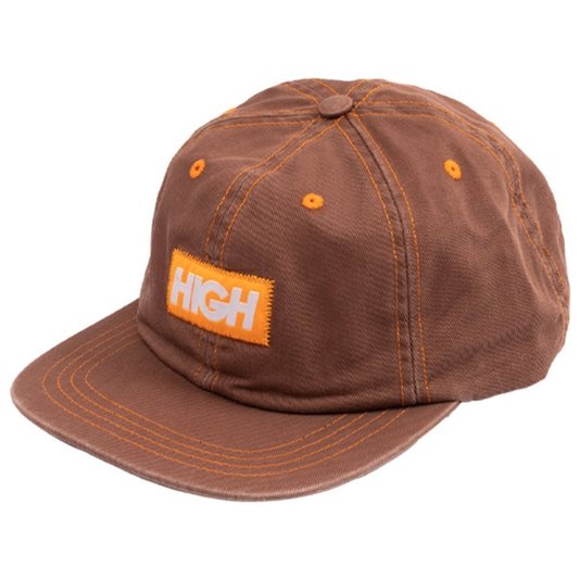 Boné High Company 6 Panel Logo Marrom