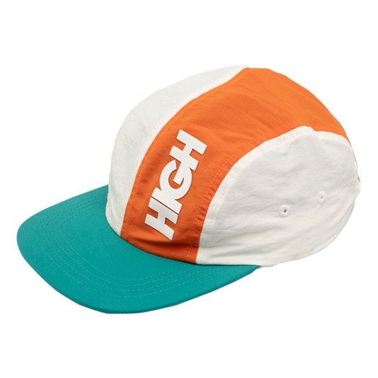 Boné High Company Runner 4 Panel Azul Piscina/Creme/Laranja