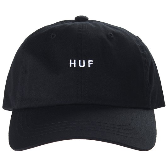 Boné HUF Og Logo Aba Curva Visor Preto