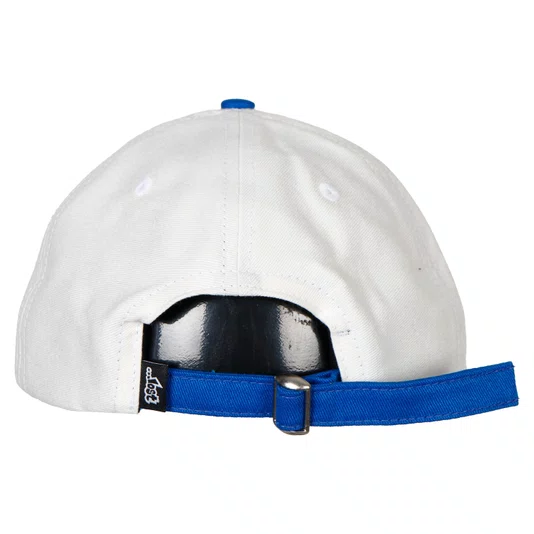 Boné Lost Dad Cap Branding Bicolor Off White/Azul
