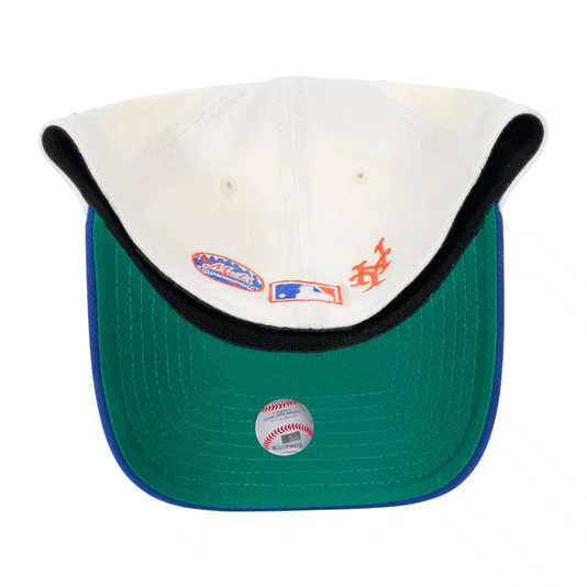 Boné New Era 39thirty A-Frame New York Mets Mlb Azul/Branco