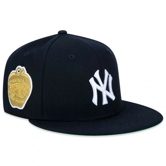 Boné New Era 59fifty Fitted Mlb New York Yankees Fanpage Azul Marinho