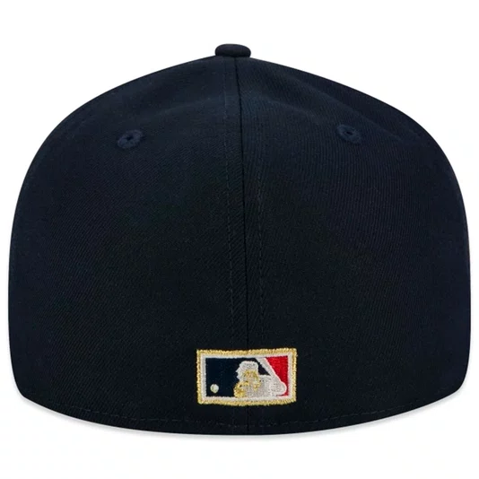 Boné New Era 59fifty Fitted Mlb New York Yankees Fanpage Azul Marinho