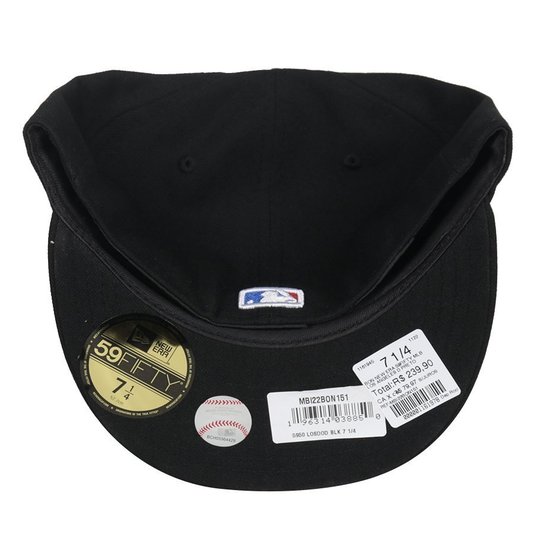 Boné New Era 59fifty Mlb Los Angeles Dodgers Preto