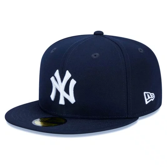 Boné New Era 59fifty New York Ynakees Authentic Collection Azul Marinho
