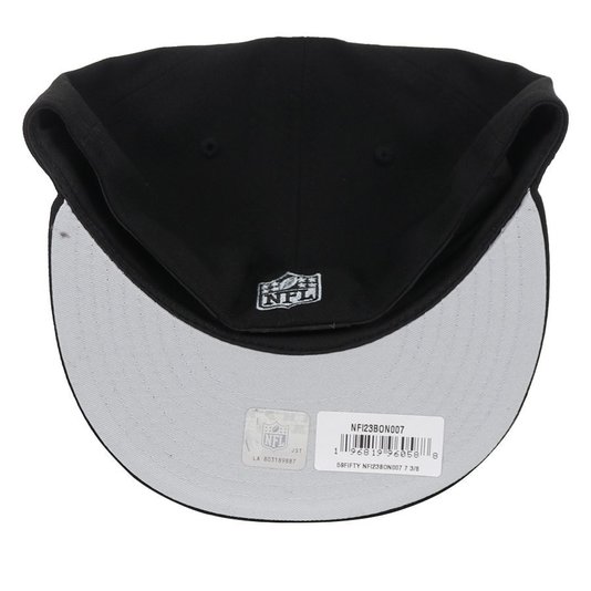 Boné New Era 59fifty Nfl Las Vegas Raiders Back To School Preto