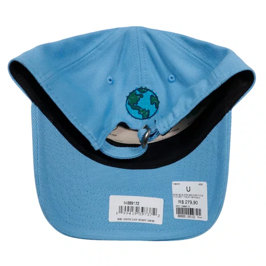 Boné New Era 940 Earth Day Start Today Sky Azul