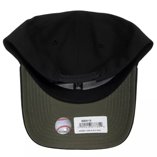 Boné New Era 940 Q425 New York Yankees Preto/Verde