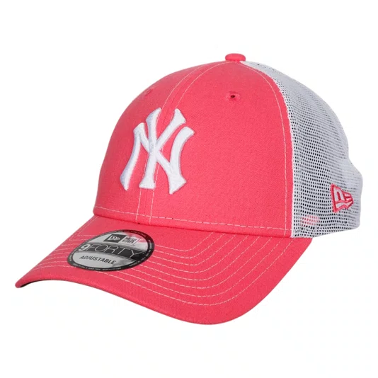 Boné New Era 940tr Resort New York Yankees Rosa/Branco