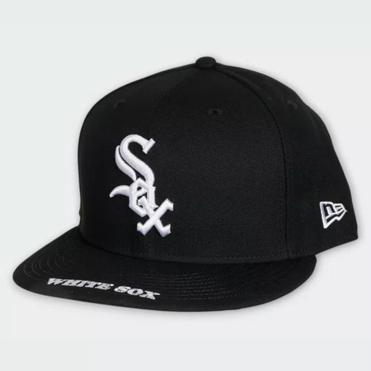 Boné New Era 950 Visor Chicago White Sox Preto
