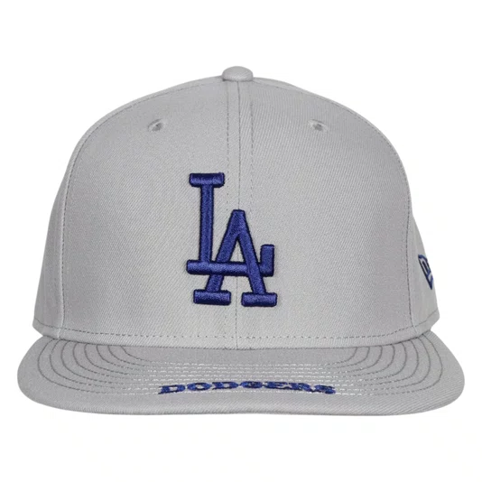 Boné New Era 950 Visor Los Angeles Dodgers Cinza