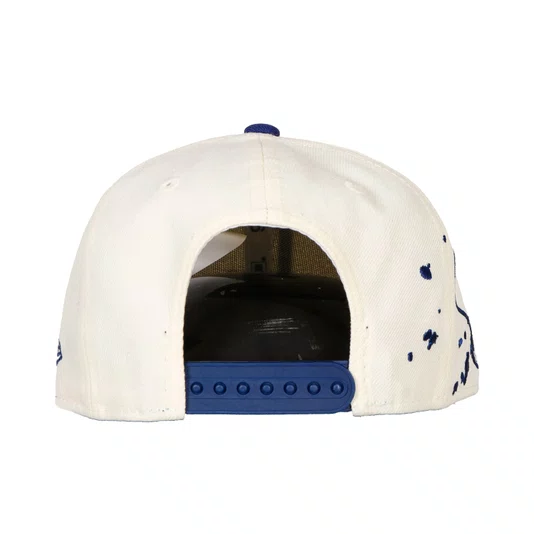 Boné New Era 9fifity Los Angeles Dodgers Mlb Juvenil Off White/Azul