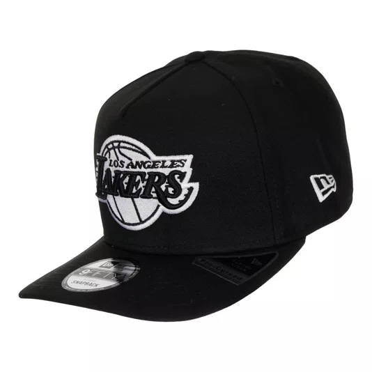 Boné New Era 9fifty A-Frame Snapback Los Angeles Lakers Nba Preto