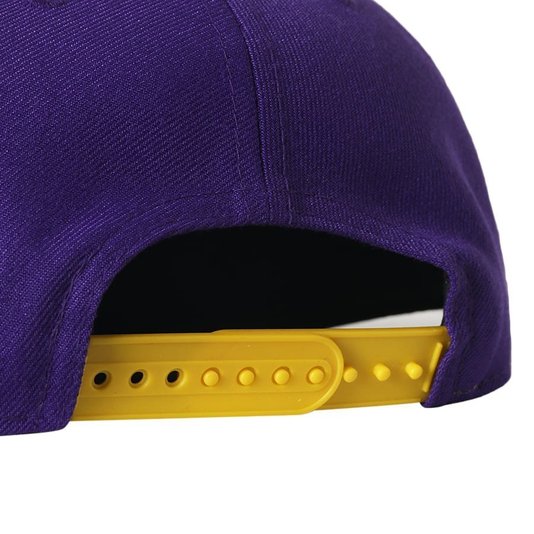 Boné New Era 9fifty Nba Los Angeles Lakers Core Roxo/Amarelo