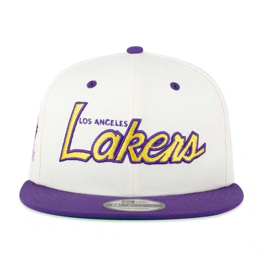 Boné New Era 9fifty Nba Los Angeles Lakers Fanpage Off White