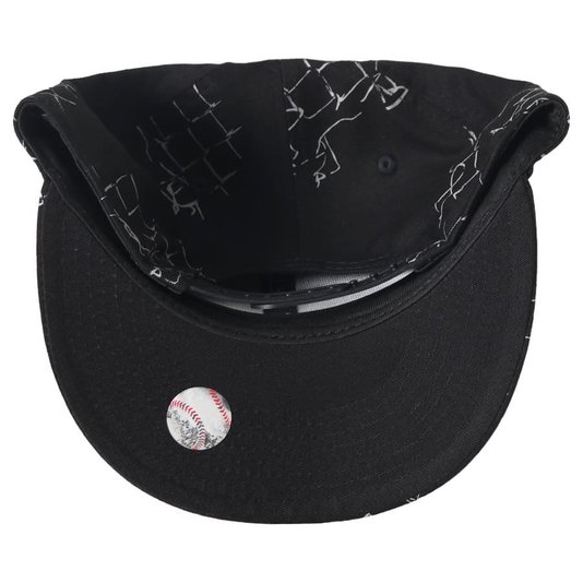 Boné New Era 9fifty New York Yankees Fence Preto/Branco
