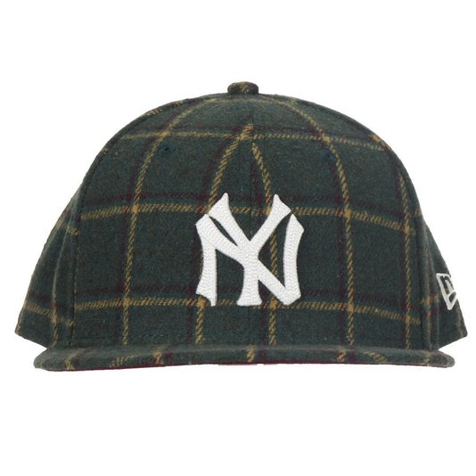 Boné New Era 9fifty Neyyan Modern Classic Fitted Xadrez Verde