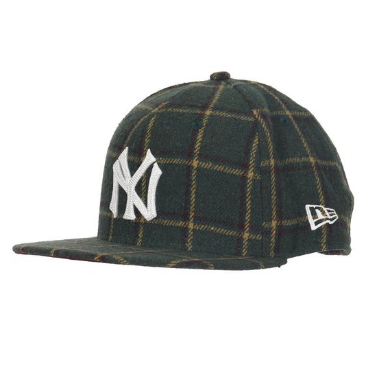 Boné New Era 9fifty Neyyan Modern Classic Fitted Xadrez Verde