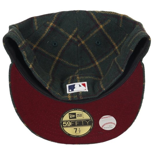 Boné New Era 9fifty Neyyan Modern Classic Fitted Xadrez Verde