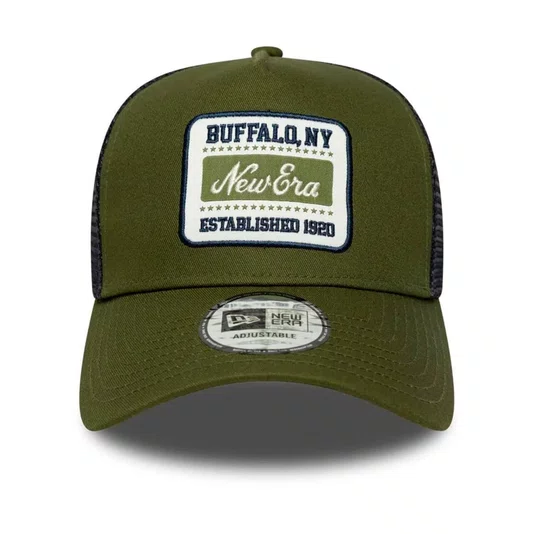 Boné New Era 9forty A-Frame Trucker Booking Program Verde