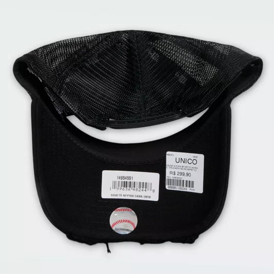 Boné New Era 9forty A-Frame Trucker Sn Mlb Preto