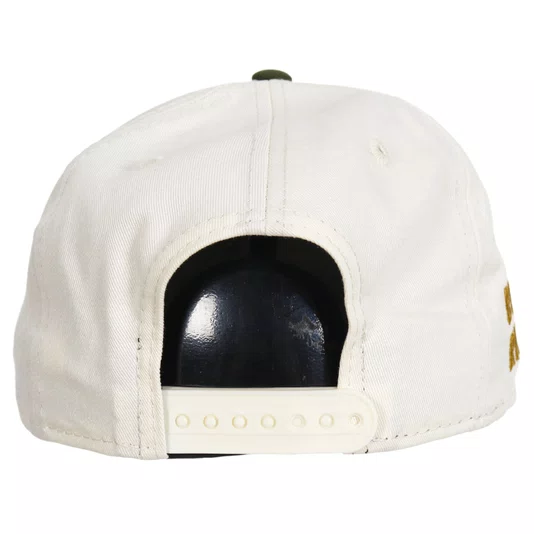 Boné New Era 9Forty Boston Red Sox Metallic Creme/Verde
