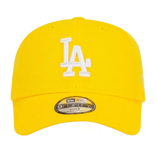 Boné New Era 9forty Los Angeles Dodgers Infantil Amarelo