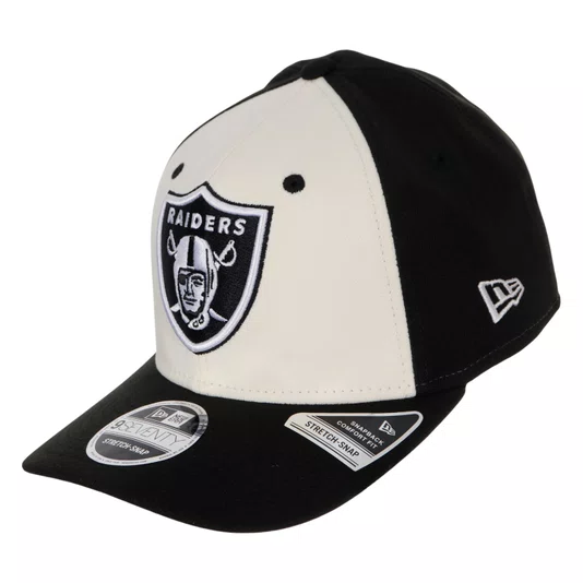 Boné New Era 9seventy Strtch Snap Las Vegas Raiders Nfl Preto/Branco