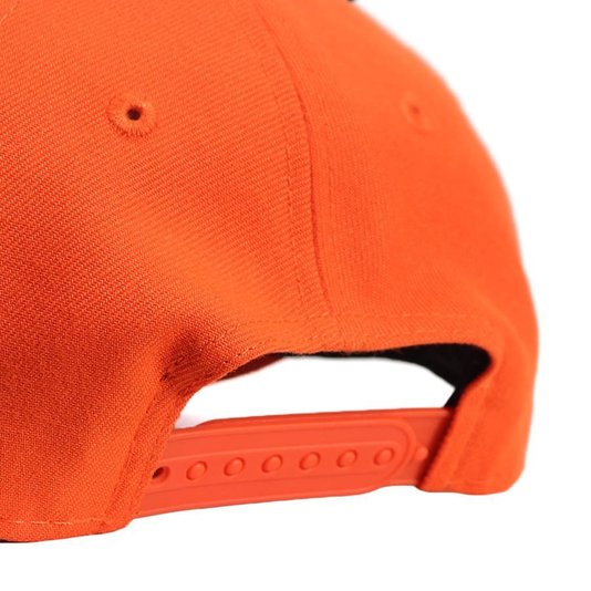 Boné New Era 9twenty Flag Frontal Skeleton Juvenil Laranja