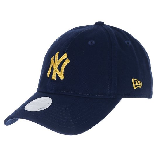 Boné New Era 9twenty Mlb New York Yankees Feminino Azul Marinho