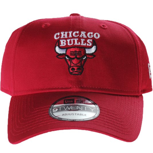 Boné New Era Aba Curva Chicago Bulls Clássico Vermelho