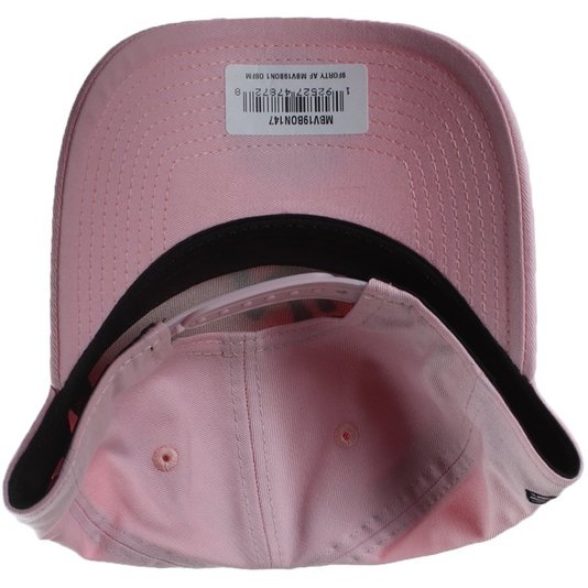 Boné New Era Aba Curva Clássico NY Rosa Claro