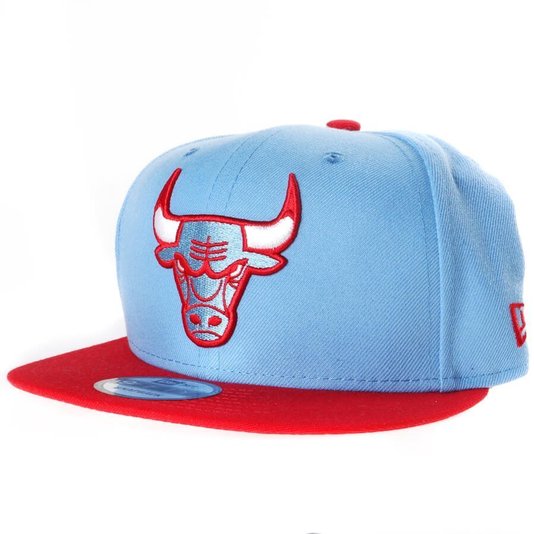 Boné New Era Chicago Bulls 950 Azul/Vermelho