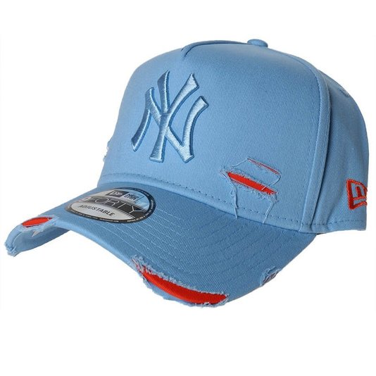 Bone New Era Destroyed Neyyan Azul/Laranja