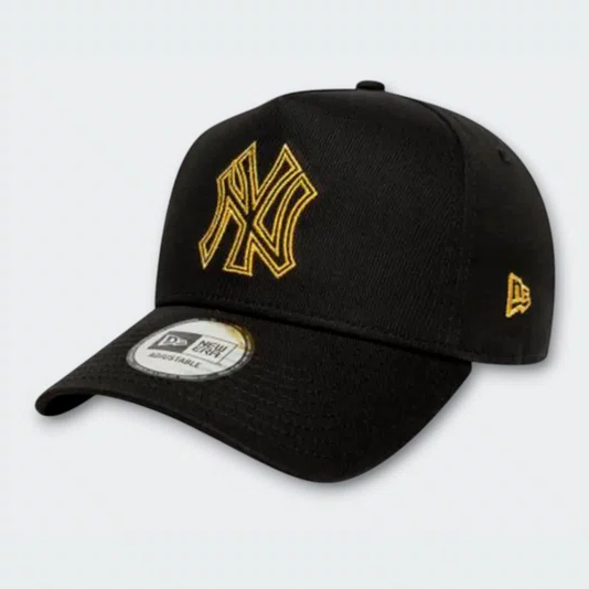 Boné New Era Metallic Outline Eframe New York Yankees Preto