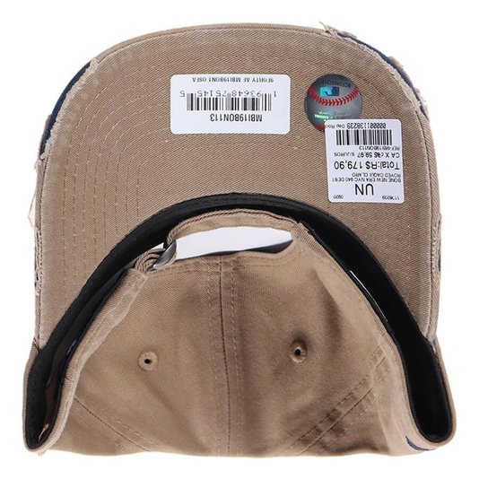 Bone New Era Nyc 940 Destroyed Caqui Claro