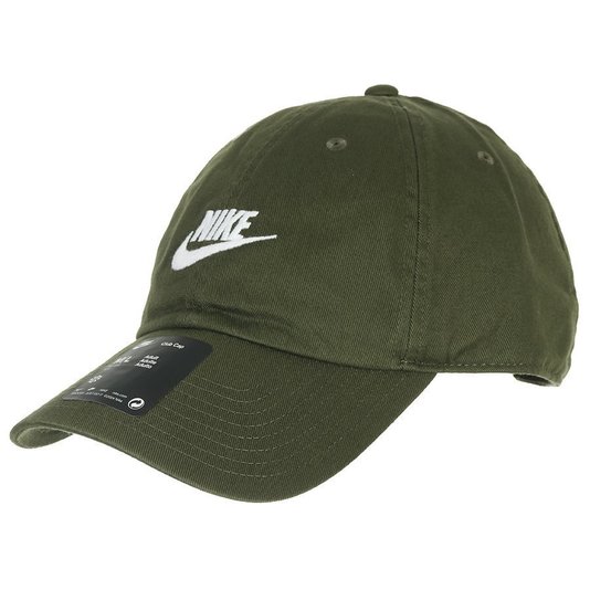 Boné Nike Club Unstructured Futura Wash Verde Oliva