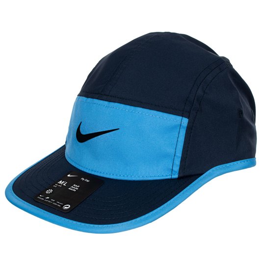 Boné Nike Five Panel Dry Fit Fly Azul/Azul Marinho