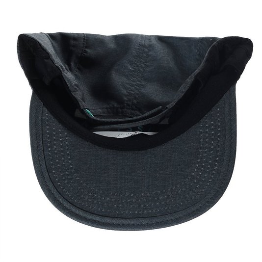Boné Para Surf Vissla 5 Panel Little Surf Preto/Mescla