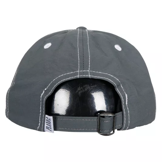 Boné Plano C. 6-Panel Cinza