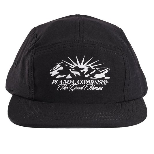Boné Plano C. Five Panel Preto