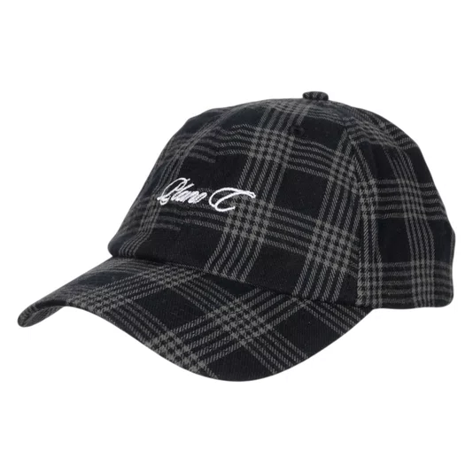 Boné Plano C. Low Dad Hat Check Cinza/Preto