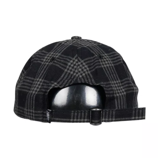 Boné Plano C. Low Dad Hat Check Cinza/Preto
